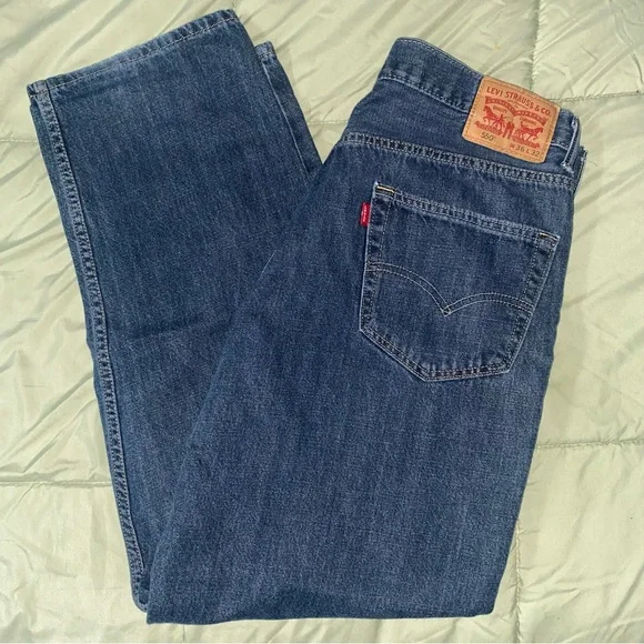 Levi’s Mens Dark Stonewashed 550 jeans. EXCELLENT CONDITION 36 x 32 - Picture 4 of 6